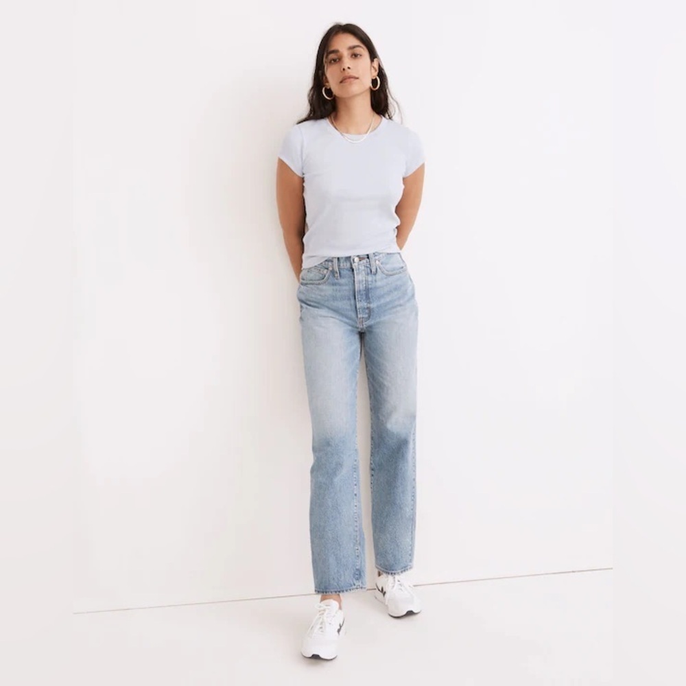 Madewell The Perfect Vintage Straight Jean in Seyland Wash 25